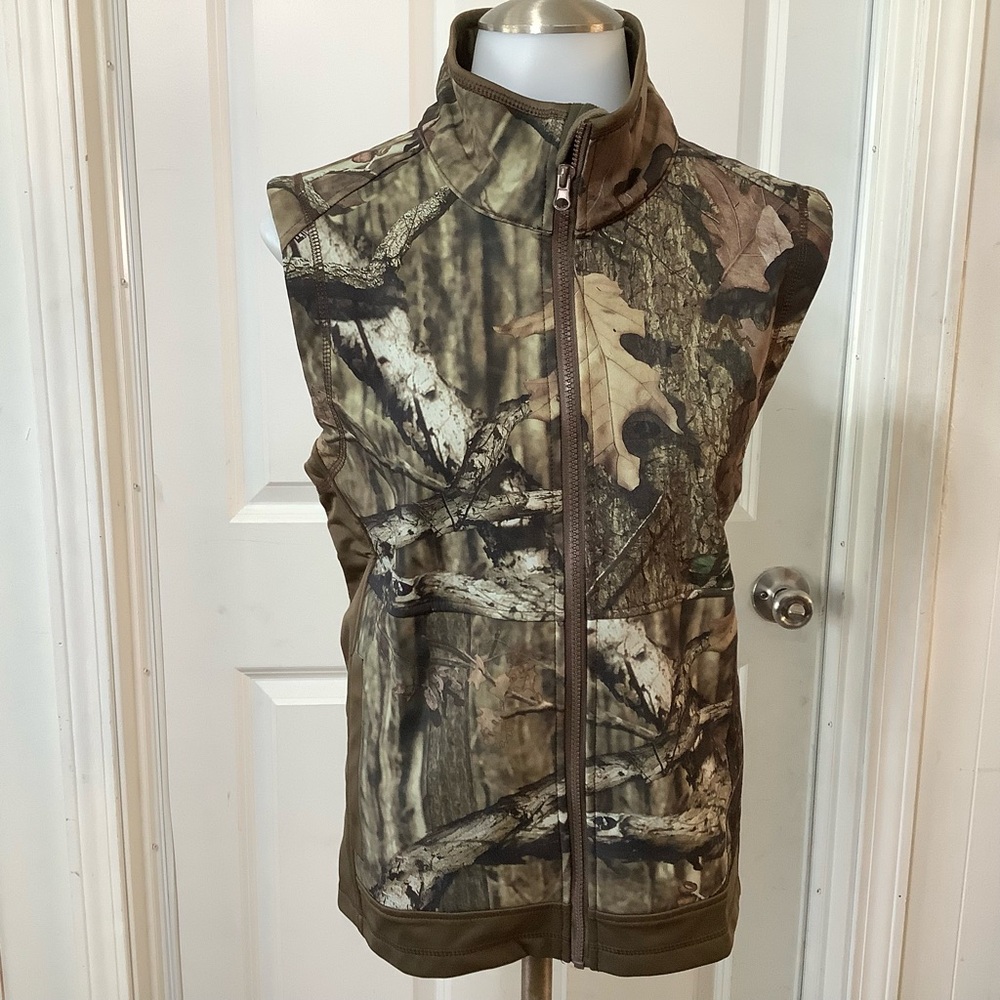 Mossy Oak Brown & Green Camo Vest